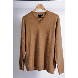 VINTAGE LANDS END VNECK SWEATER